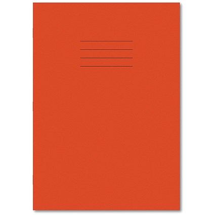 Hamelin Exercise Book 8mm Lined 64 Page A4 Orange (Pack of 50)