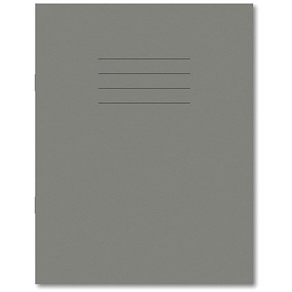 Hamelin Exercise Book 8mm Lined 80 Page 229x178mm Grey (Pack of 100)