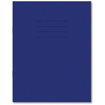 Hamelin Exercise Book 8mm Lined 80 Page 229x178mm Dark Blue (Pack of 100)