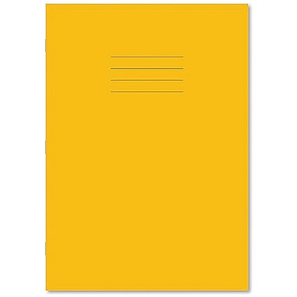 Hamelin Exercise Book 7mm Squared 80 Page A4 Yellow (Pack of 50)