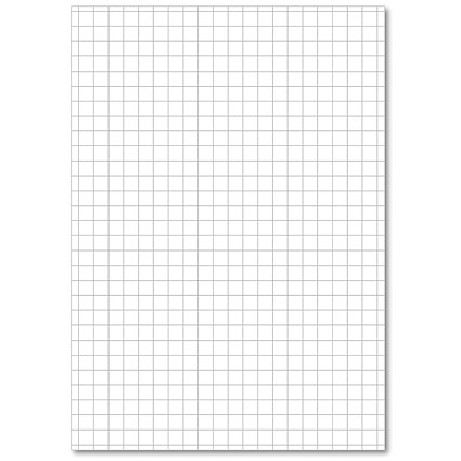 Hamelin Loose Leaf Paper 10mm Squared 1000 Page Unpunched A4 (Pack of 5)