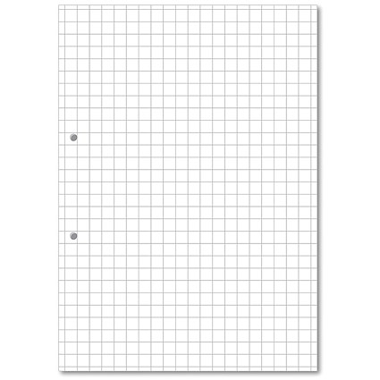 Hamelin Loose Leaf Paper 10mm Squared 1000 Page Punched 2 Hole A4 (Pack of 5)