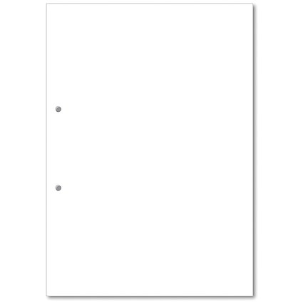 Hamelin Loose Leaf Plain Paper 1000 Page Punched 2 Hole A4 (Pack of 5)