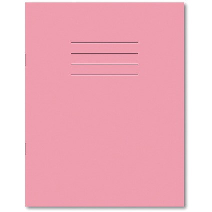 Hamelin Exercise Book 7mm Squared 80 Page 229x178mm Pink (Pack of 100)