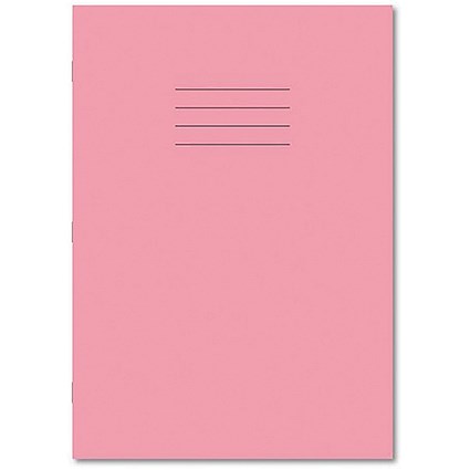 Hamelin Exercise Book 8mm Lined 80 Page A4 Pink (Pack of 50)