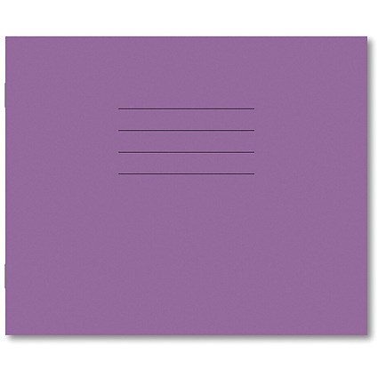 Hamelin Handwriting Book 4/16mm Lined 40 Page 165x200mm Purple (Pack of 100)