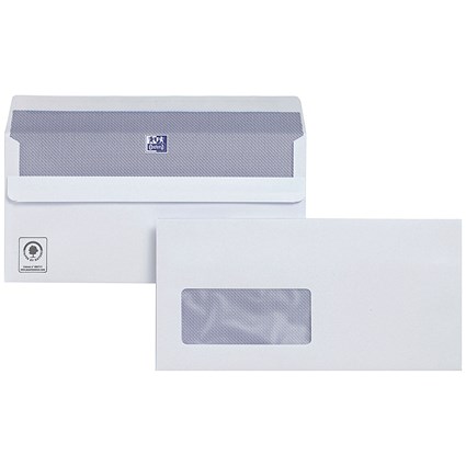 Plus Fabric DL Wallet Envelopes with Window, White, Self Seal, 120gsm, Pack of 250 Plus Fabric DL Wallet Envelopes with Window, White, Self Seal, 120gsm, Pack of 250