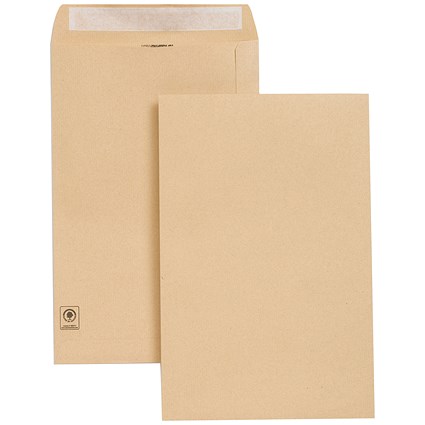 New Guardian Envelope 353x229mm Peel/Seal Manilla (Pack of 250)