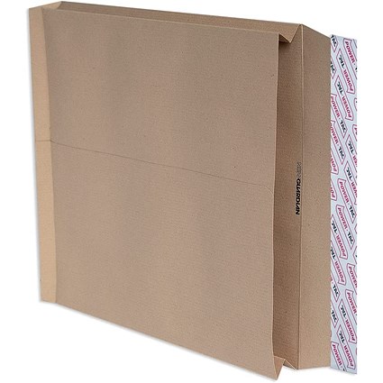 HSD C4 Gusset Envelopes - Strong Brown Manila, Expands To 25mm, A4 Size, 130gsm (Pack Of 10)