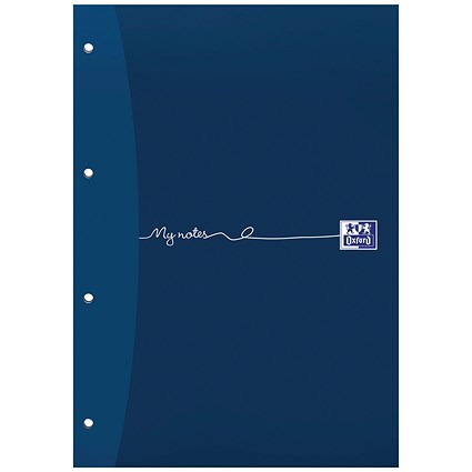 Oxford My Notes Headbound Refill Pad, A4, Ruled with Margin, 160 Pages, Blue, Pack of 5 Oxford My Notes Headbound Refill Pad, A4, Ruled with Margin, 160 Pages, Blue, Pack of 5