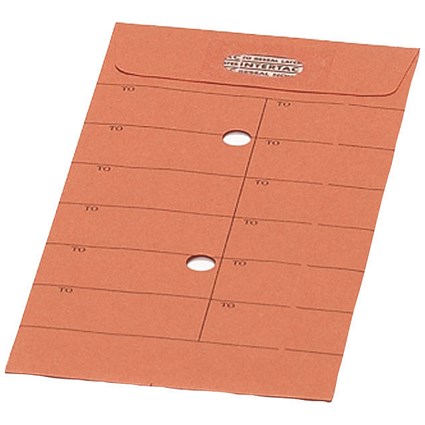 New Guardian Intertac C5 Internal Mail Envelopes, Resealable, Manilla Orange, Pack of 500