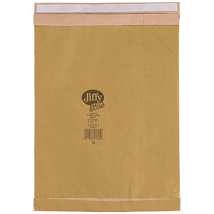Jiffy No.7 Airkraft Padded Bag, 341x483mm, Gold, Pack of 10