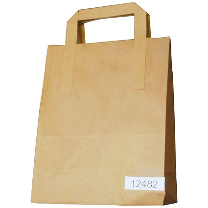 Paper Takeaway Bag Brown (Pack of 250) BAG-SPIC01-A