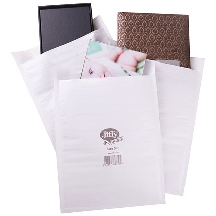 Jiffy Superlite Mailer Size 5 260x345mm White (Pack of 100) MBSL02805