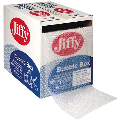 Jiffy Bubble Film Roll 1200mmx45m Large Cell Clear BROE33080