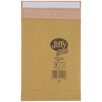 Jiffy Padded Bag, 135x229mm, Gold, Pack of 10 Paperstone