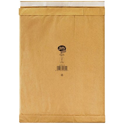 Jiffy Padded Bag Envelopes, 341x483mm, Brown, Pack of 50