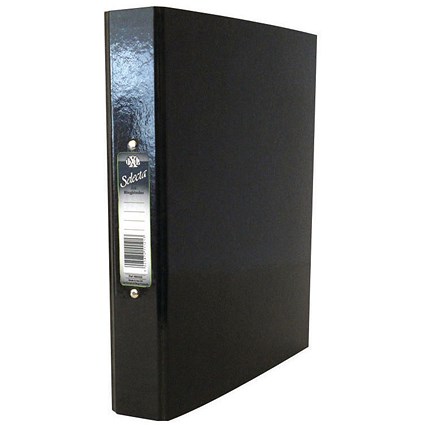 Concord IXL Ring Binder, A4, 2 O-Ring, Black, Pack of 10