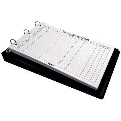 Concord CD14 Loose-Leaf Visitors Book, 230x335mm Binder with 50 Sheets, 2000 Entries