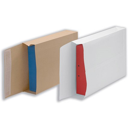Plus Fabric Armour Envelopes Peel And Seal Gusset 50mm 155gsm White 330x260mm [Box 100]