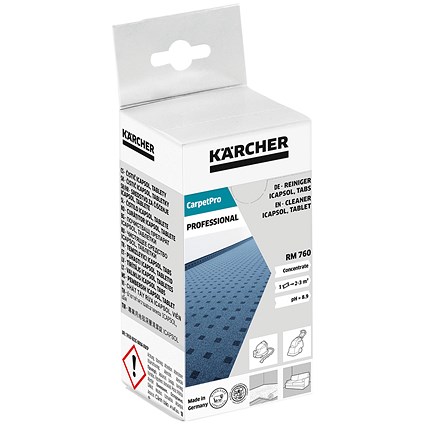 Karcher Carpet Cleaning Tablets, Pack of 16