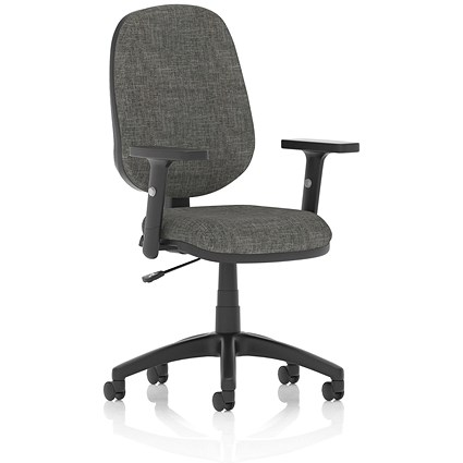 Eclipse Plus I Operator Chair, Height Adjustable Arms, Charcoal Eclipse Plus I Operator Chair, Height Adjustable Arms, Charcoal