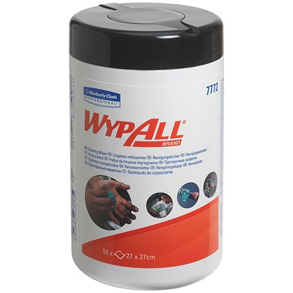 Wypall Multipurpose Cleaning Wipes 1-Ply Green x50 Pack of 6