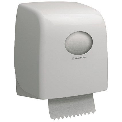 Aquarius White Slimroll Hand Towel Dispenser (Dispenser for Scott Slimroll Hand Towels) 6953