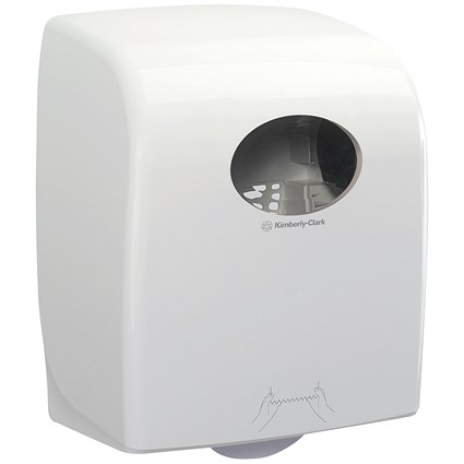 Aquarius Rolled Hand Towel Dispenser, White
