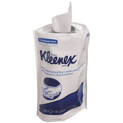 Kleenex Hand and Surface Sanitary Wipes Refill (Pack of 6)