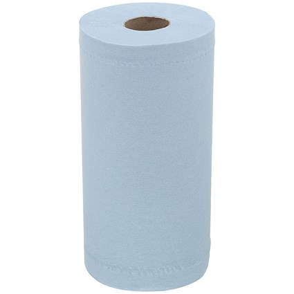 Wypall L20 1-Ply Extra Small Roll Wiper Roll, 53m, Blue, Pack of 24