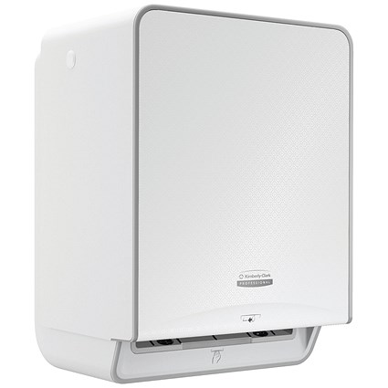 Kimberly Clark Icon Automatic Rolled Hand Towel Dispenser White Mosaic Faceplate