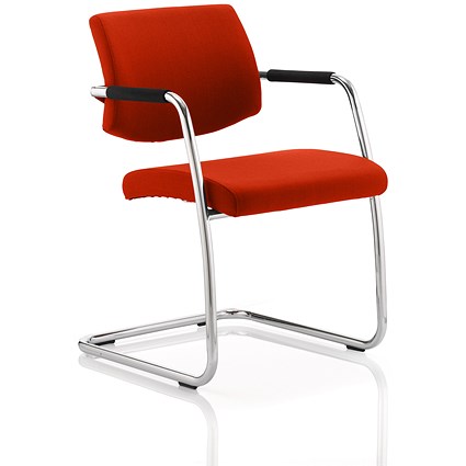 Havanna Visitor Chair - Tabasco Red