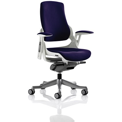 Zure Executive Chair, Height Adjustable Arms, Tansy Purple