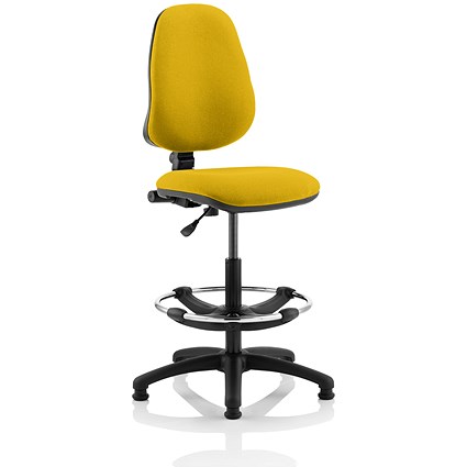 Eclipse Plus I High Rise Operator Chair, Senna Yellow