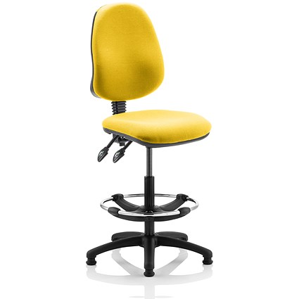 Eclipse Plus II High Rise Operator Chair, Senna Yellow