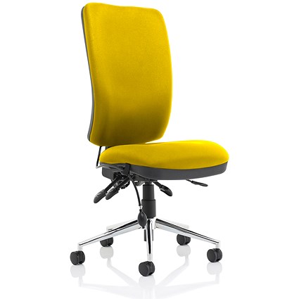 Chiro High Back Operator Chair, Senna Yellow
