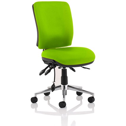 Chiro Medium Back Operator Chair, Myrrh Green