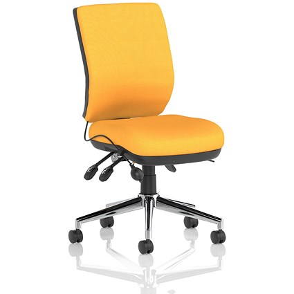 Chiro Medium Back Operator Chair, Senna Yellow