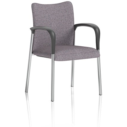 Academy Visitor Chair With Arms, Rivet Fuse