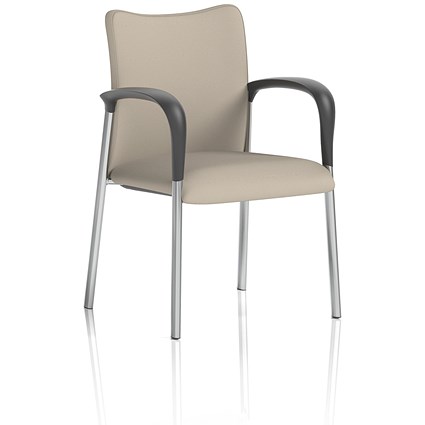 Academy Visitor Chair With Arms, Quest Salt