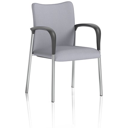 Academy Visitor Chair With Arms, Quest Shell