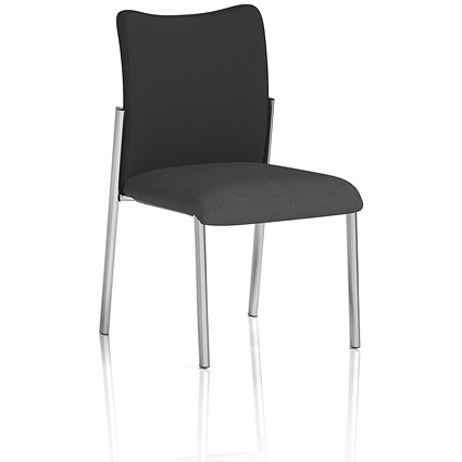 Academy Black Back Visitor Chair, Quest Mussel
