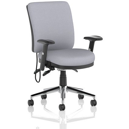 Chiro Medium Back Chair, Height Adjustable Arms, Quest Shell