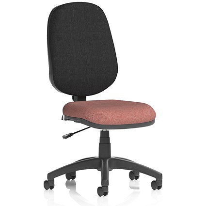 Eclipse Plus I Black Back Lever Task Operator Chair, Rivet Forge