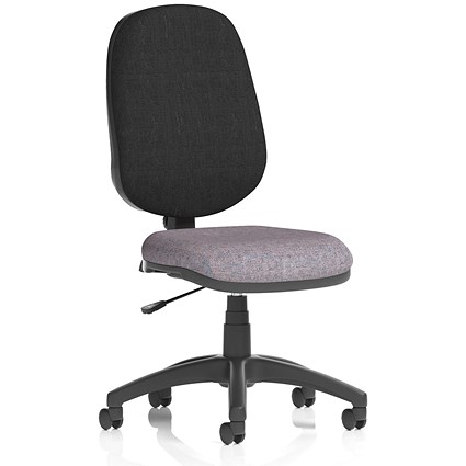 Eclipse Plus I Black Back Lever Task Operator Chair, Rivet Fuse