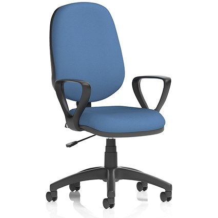 Eclipse Plus I Lever Task Operator Chair, Fixed Height Arms, Quest Limpet