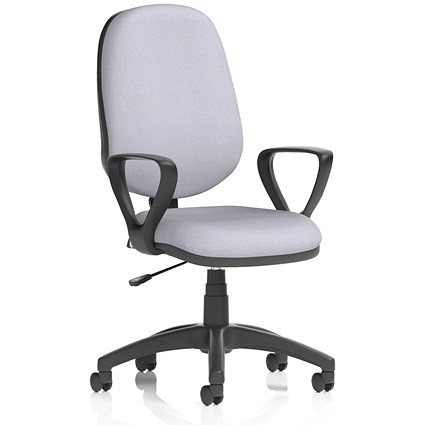 Eclipse Plus I Lever Task Operator Chair, Fixed Height Arms, Quest Shell