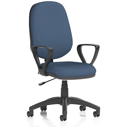 Eclipse Plus I Lever Task Operator Chair, Fixed Height Arms, Quest Whelk