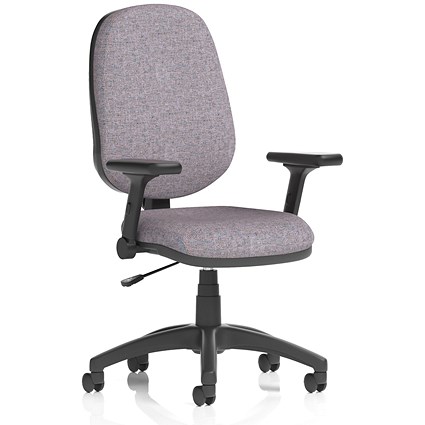 Eclipse Plus I Lever Task Operator Chair, Folding Arms, Rivet Fuse